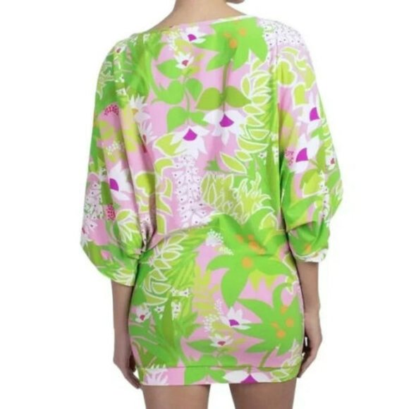 TRINA TURK La Palma Swim Tunic Sarong Coverup Size Medium NWT - Picture 3 of 6
